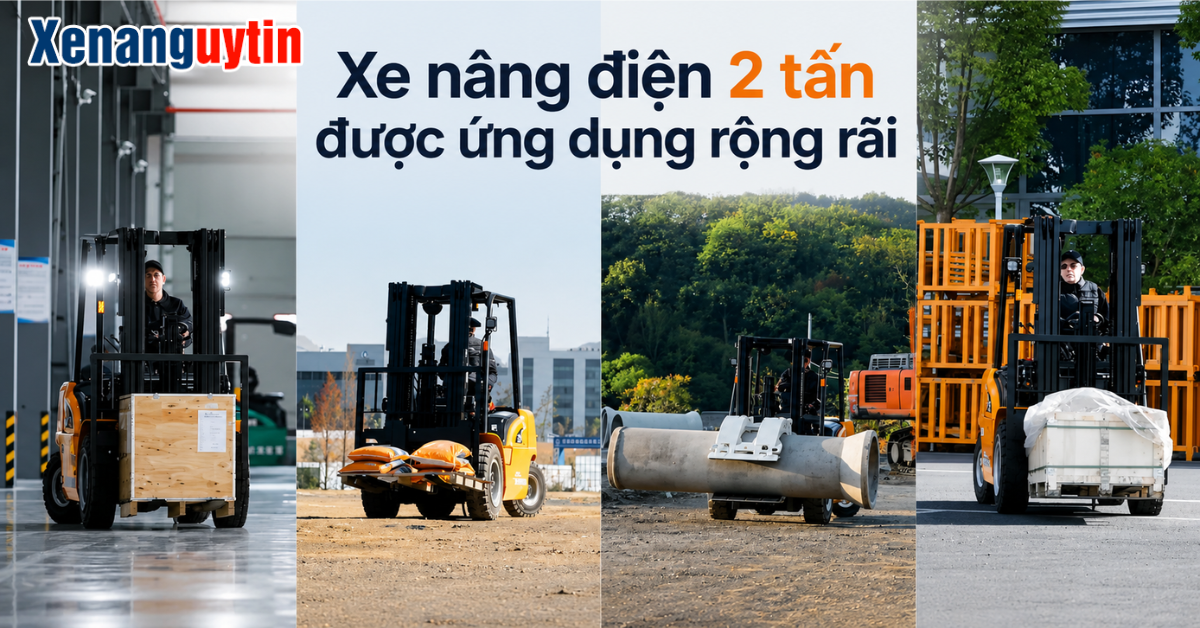 Ứng dụng của xe nâng điện 2 tấn