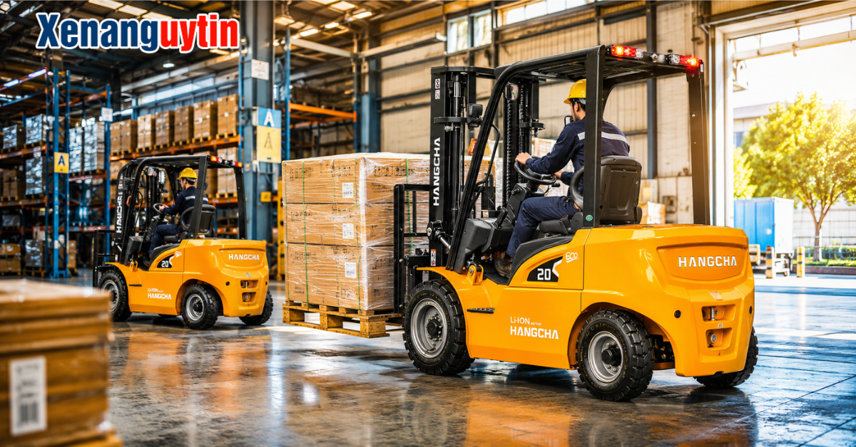 Giá xe nâng điện 2 tấn