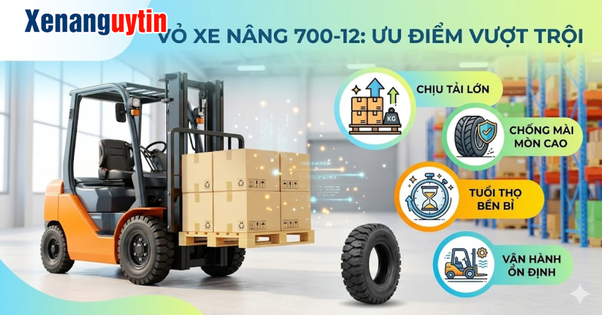Ưu Điểm Của Vỏ Xe Nâng 700-12