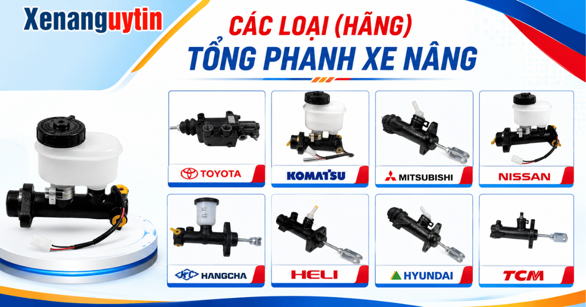 Các loại tổng phanh xe nâng