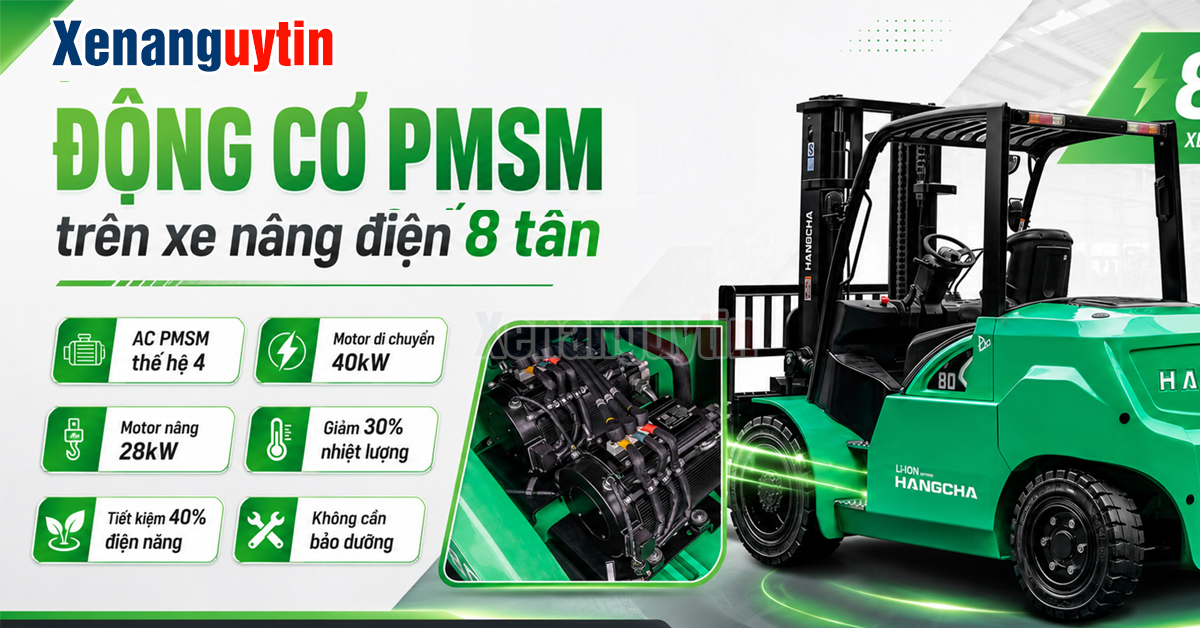 Động cơ của xe nâng điện 8 tấn