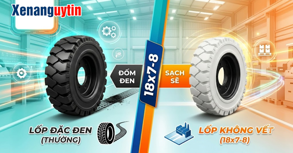 Ứng dụng lốp đen và lốp không vết 18x7-8