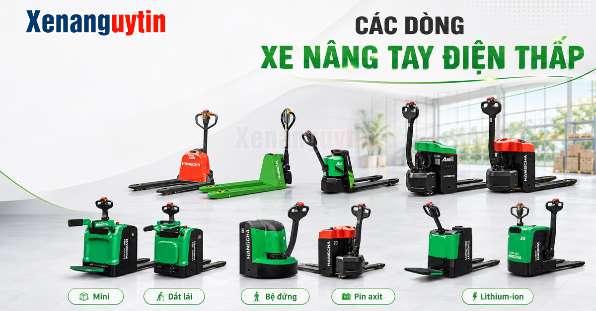 Các dòng xe nâng tay thấp