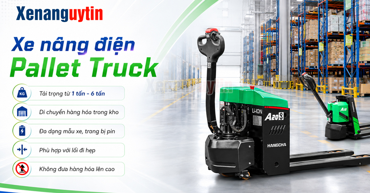 Đặc điểm của xe nân điện pallet truck