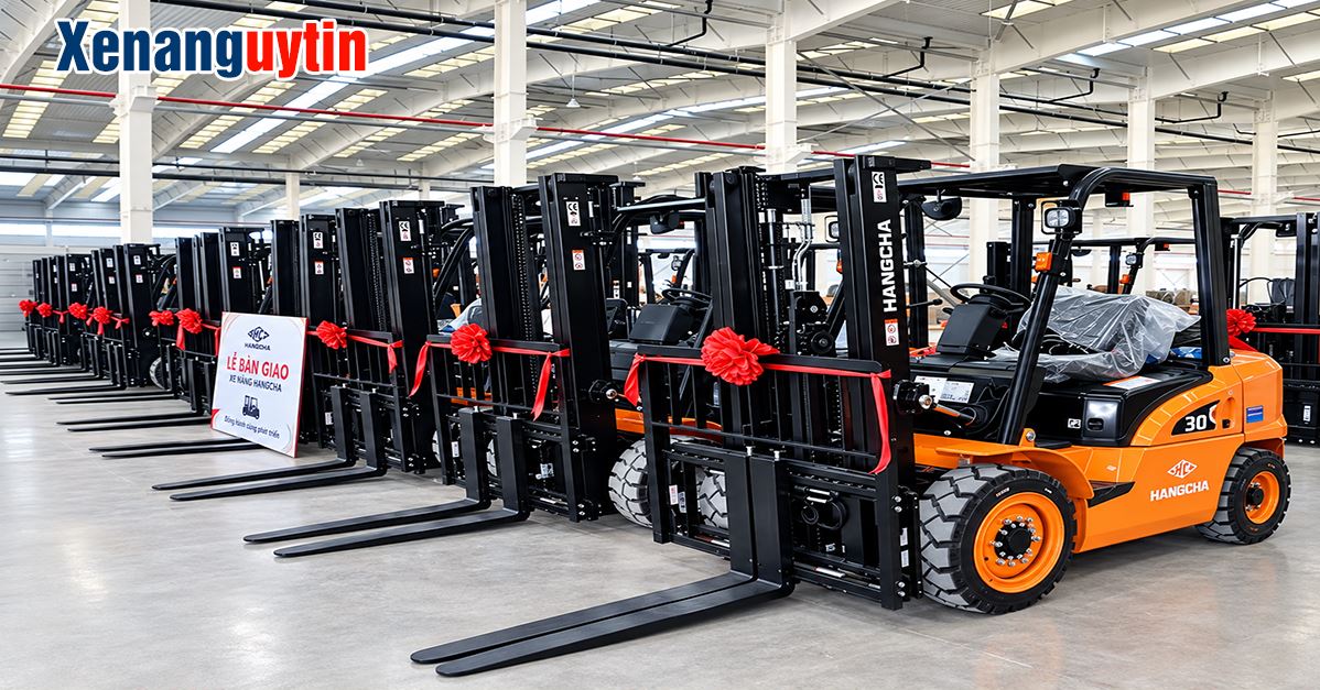 Xe nâng dầu 3 tấn dòng X động cơ Mitsubishi