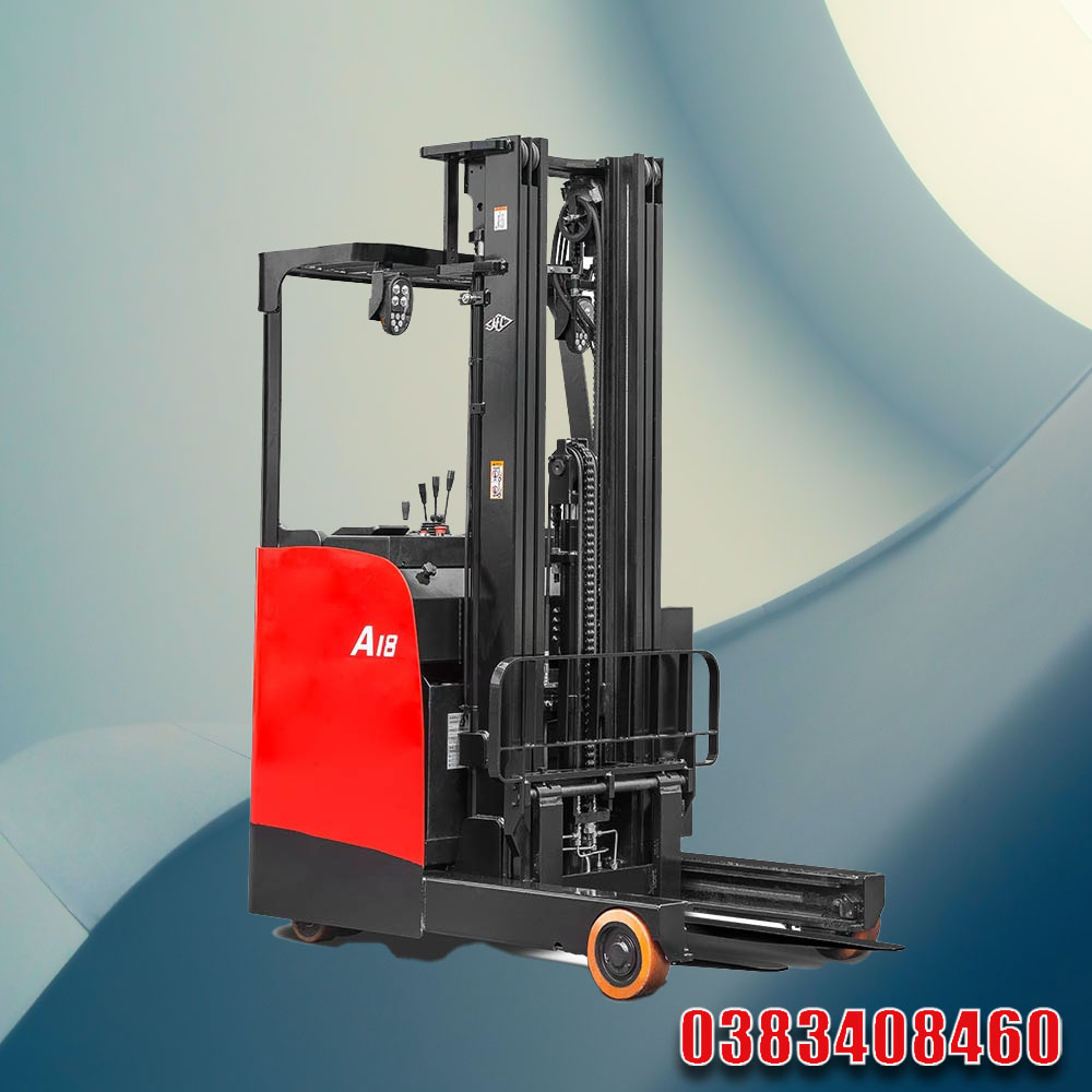 reach truck đứng lái Xe nâng điện Reach truck 1.8 tấn đứng lái