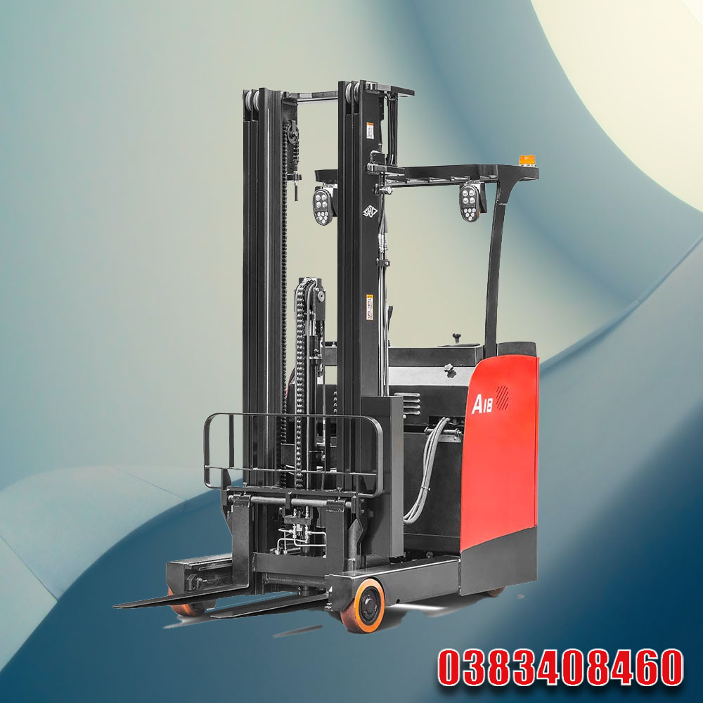 xe nâng đứng lái reach truck xe nang dung lai reach truck