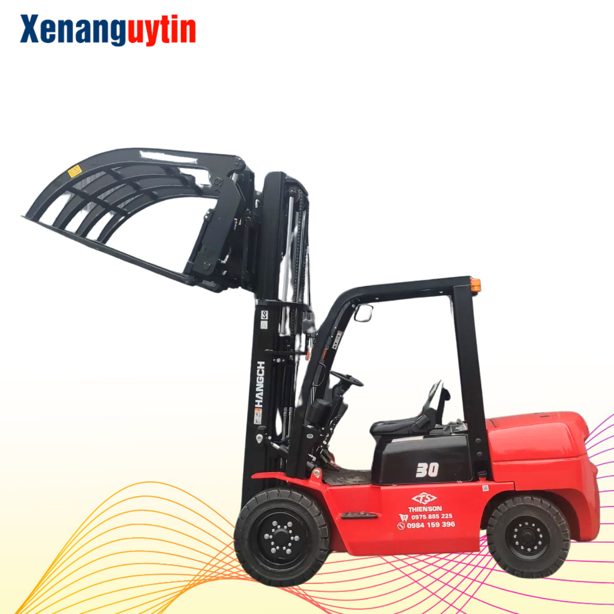 Xe nâng kẹp gỗ 4 Xe nâng kẹp gỗ 4