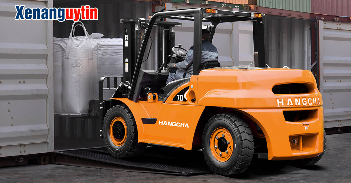 Xe nâng dầu 7 tấn hangcha
