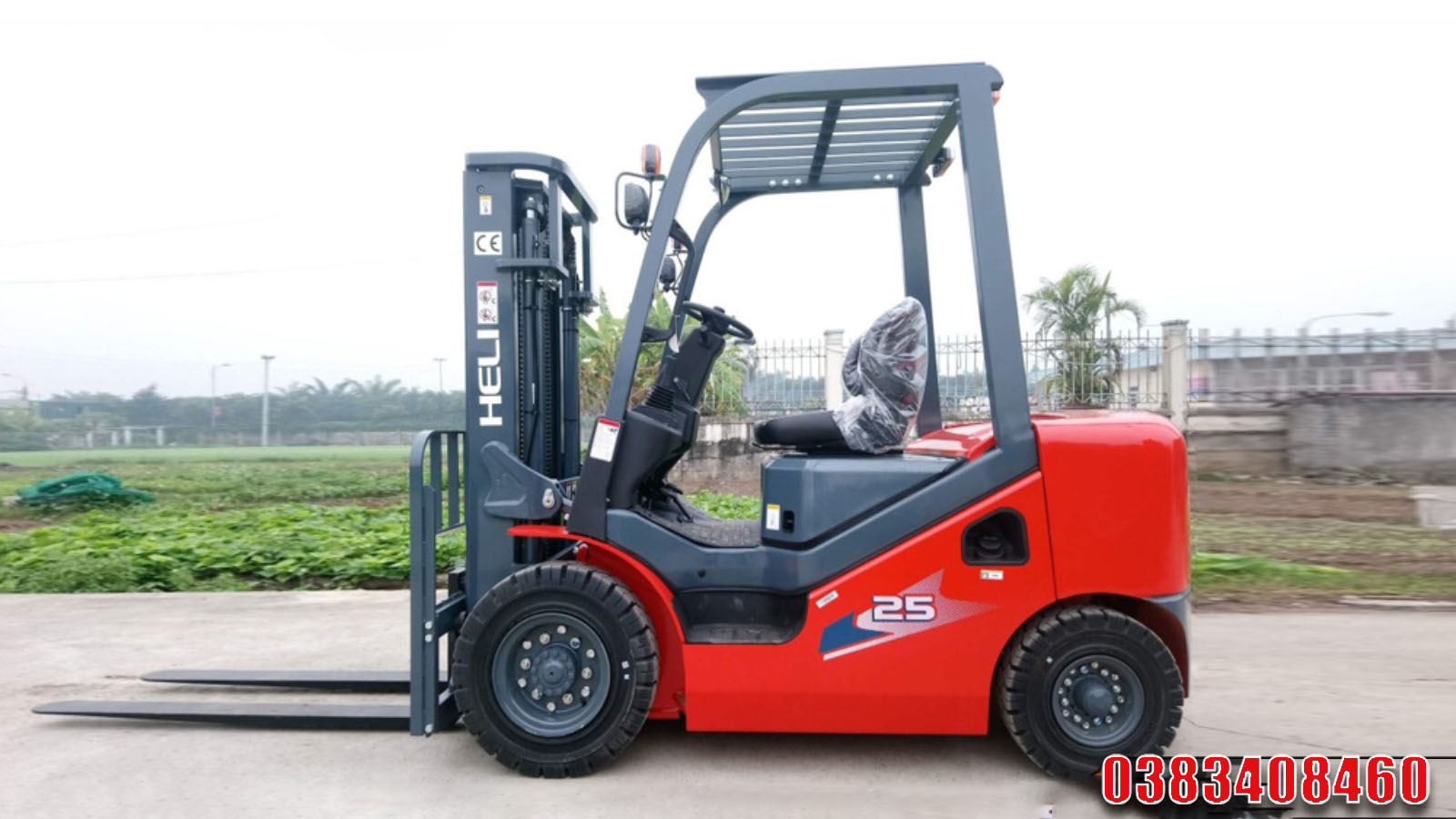 Thiết kế xe nâng 2.5 tấn Heli 