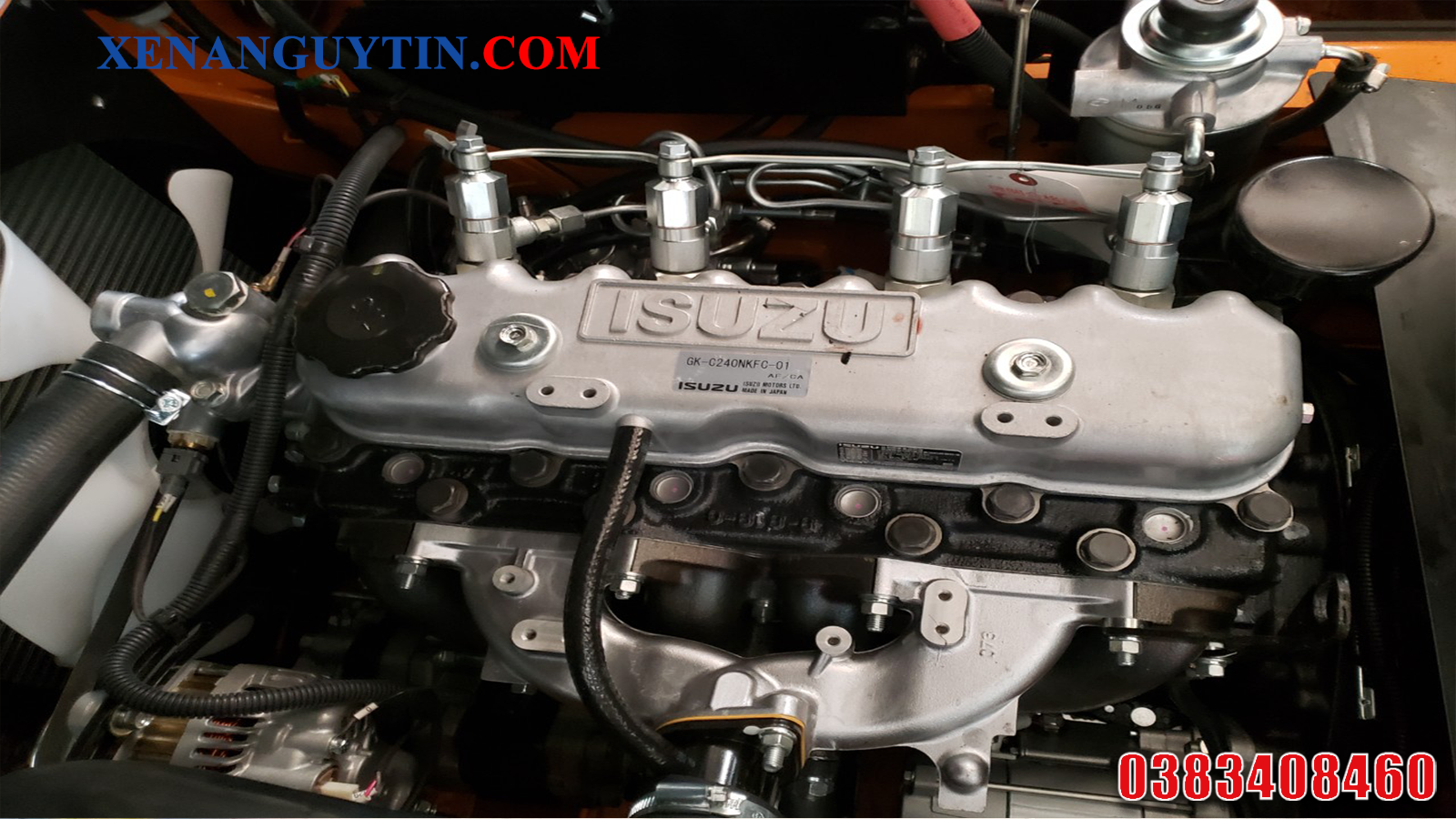 Động cơ Isuzu trang bị trên xe nâng hàng