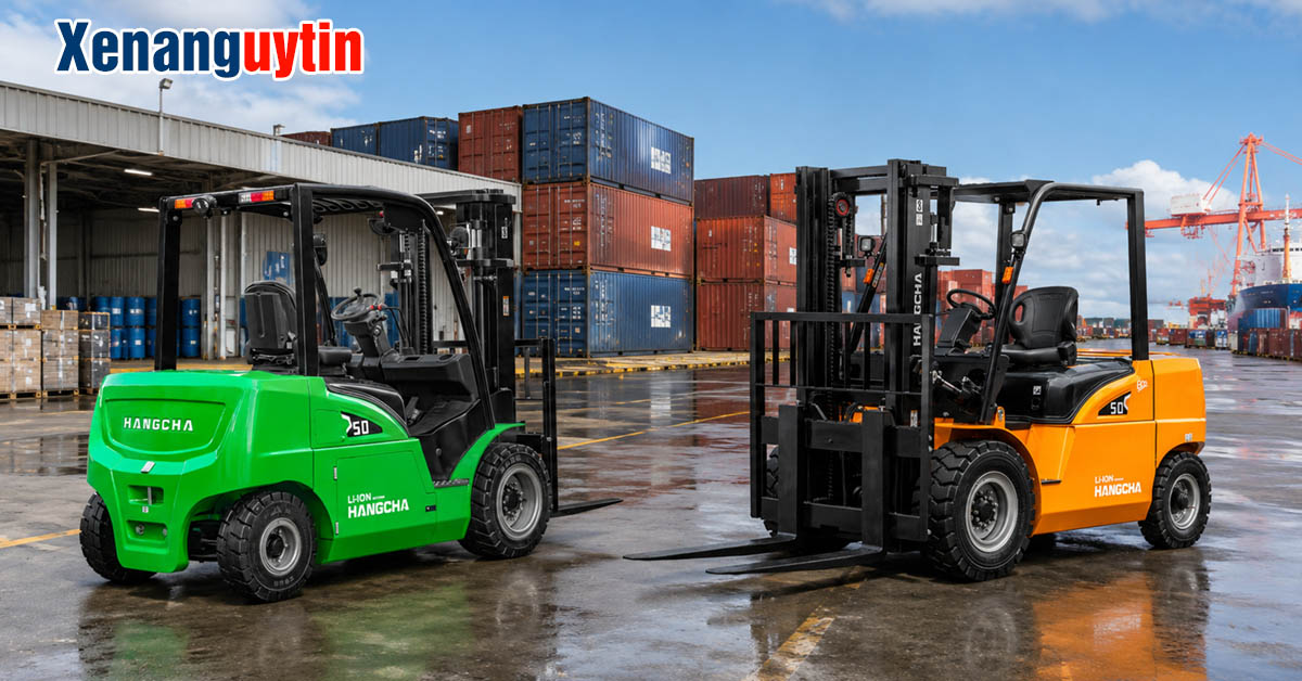 Các mẫu xe nâng điện 5 tấn