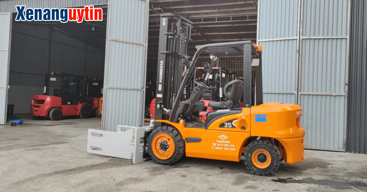 Xe nâng kẹp gạch có nhiều ưu điểm