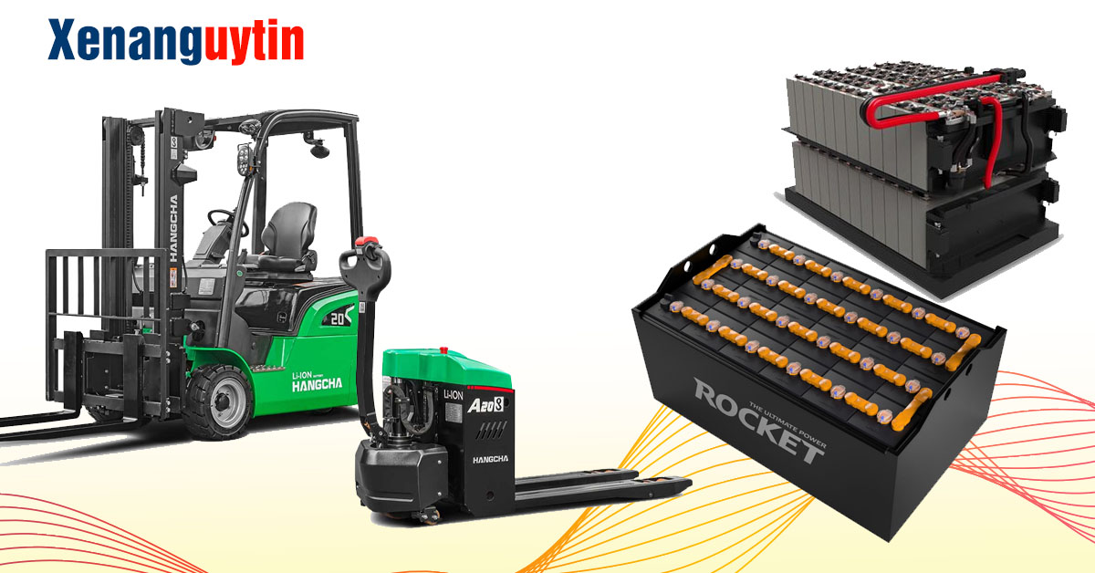 Ắc quy xe nâng điện