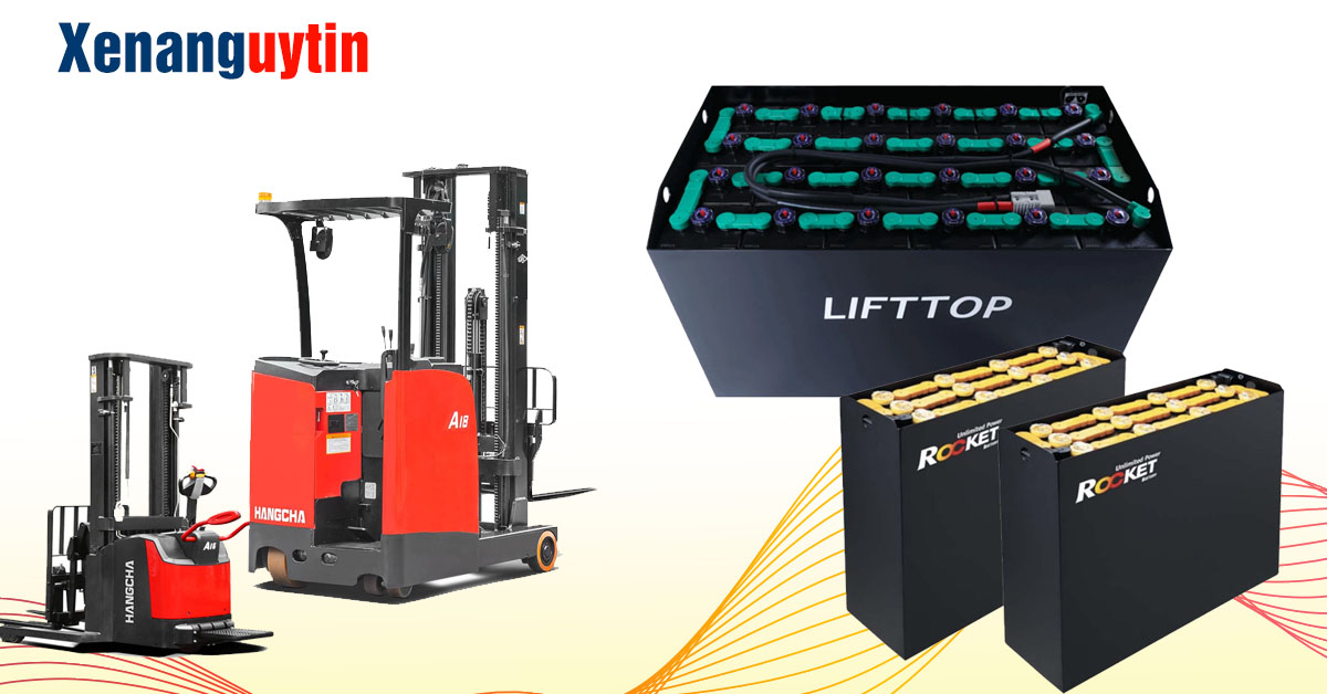 Ắc quy xe nâng tay điện, Reach truck