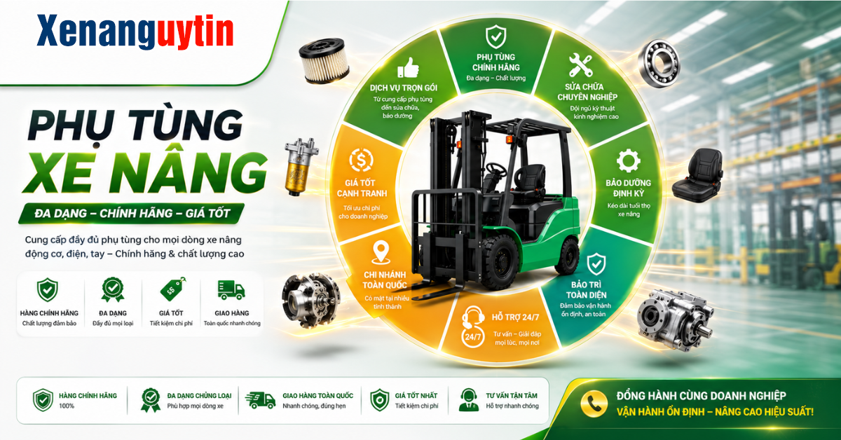 Mua phụ tùng xe nâng tại Xe Nâng Uy Tín