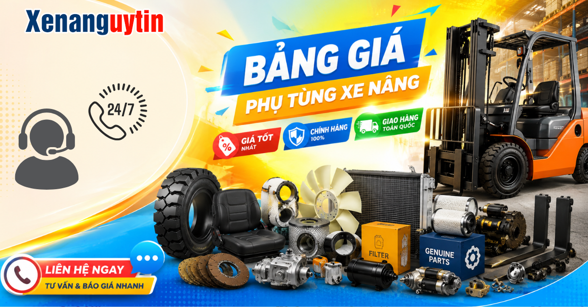 Liên hệ để nhận báo giá phụ tùng xe nâng chính hãng
