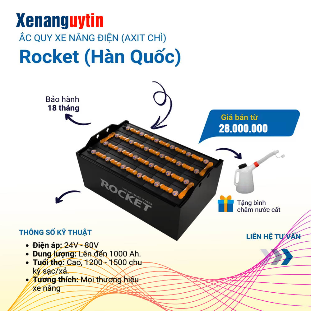 Ắc quy axit-chì Rocket Ắc quy axit-chì Rocket