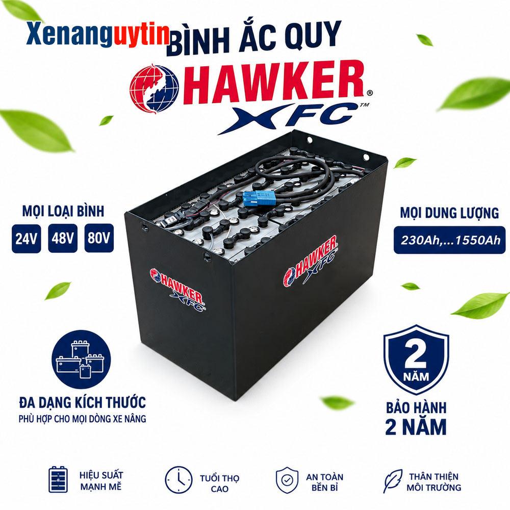 Bình ắc quy xe nâng Hawker Bình ắc quy xe nâng Hawker