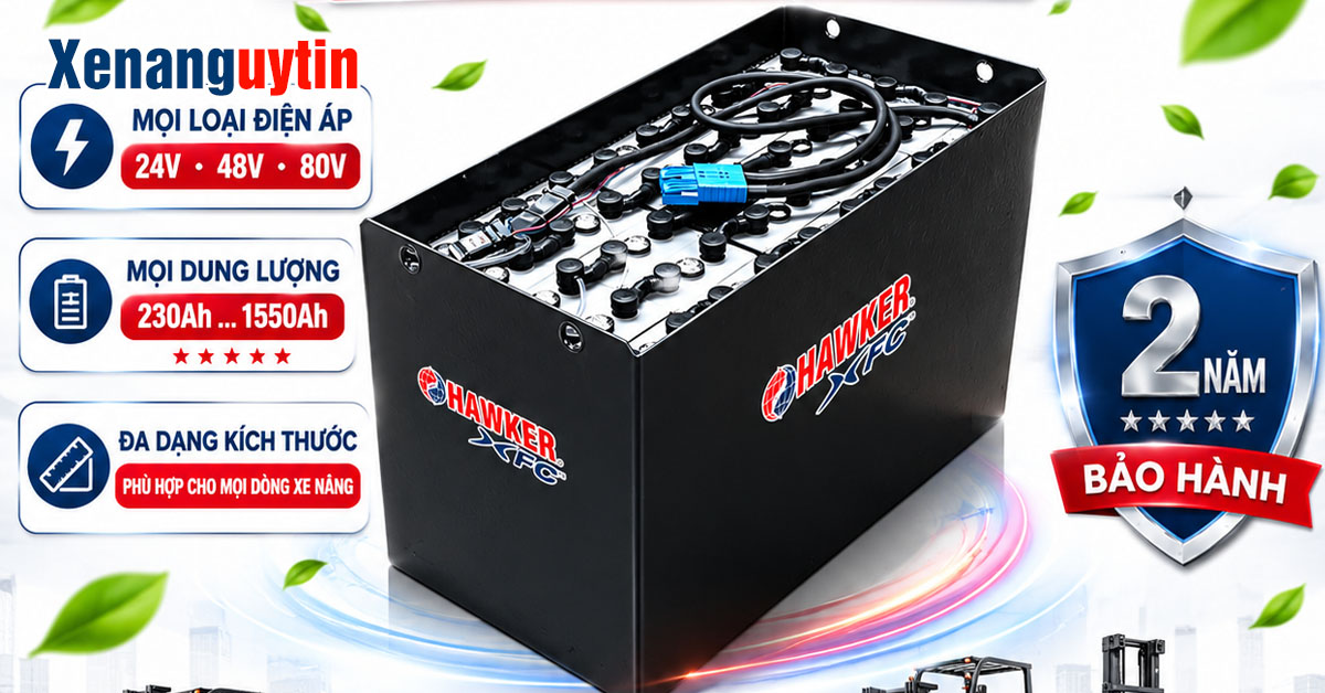 Chất lượng của ắc quy xe nâng Hawker