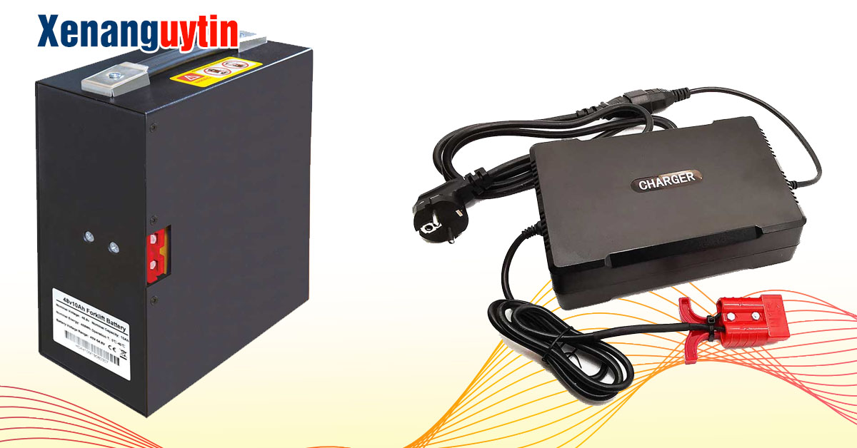 Pin và sạc của xe nâng điện mini