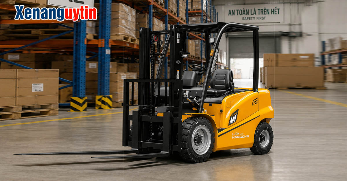 Xe nâng điện 4 tấn Li-ion