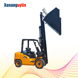 Xe nâng xúc lật