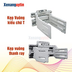 Kẹp vuông xe nâng chữ T và thanh ray