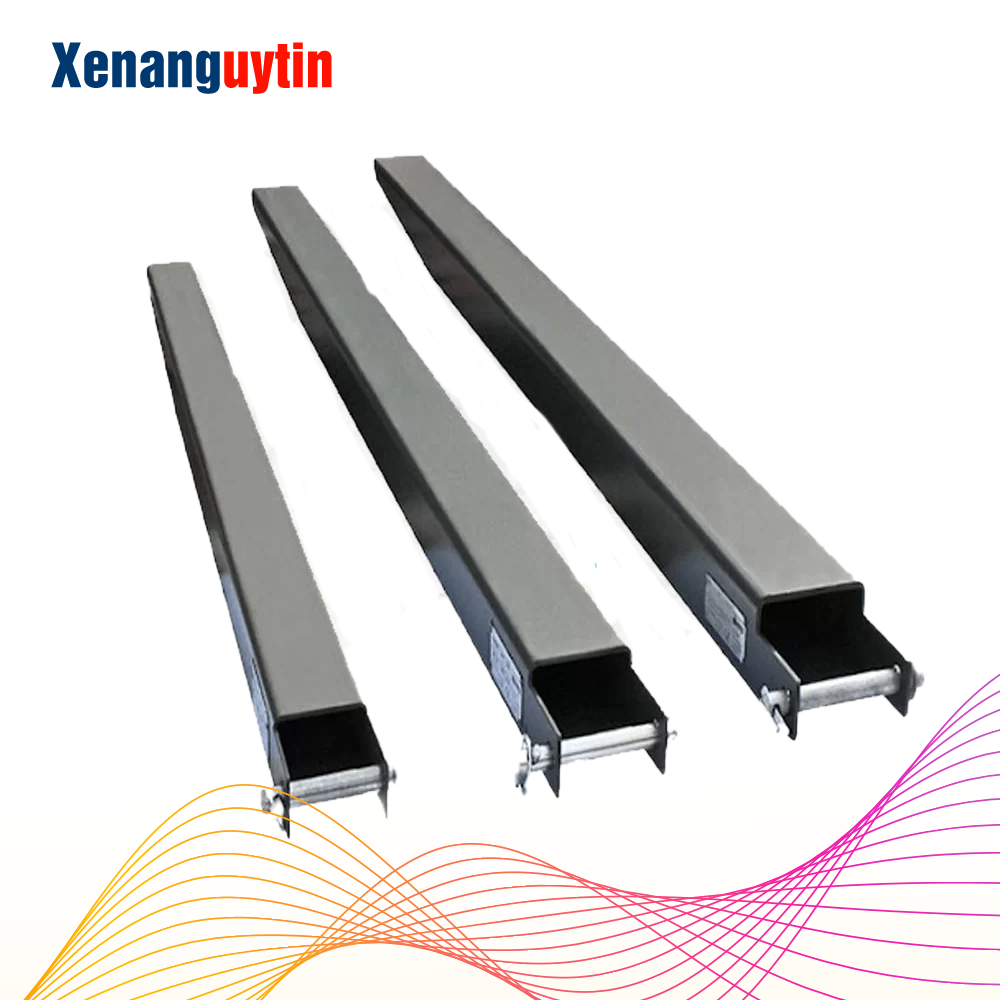 Kích thước của càng giả x e nâng Kích thước của càng giả x e nâng