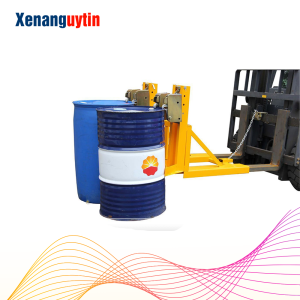 xe nâng tay cao kẹp thùng phi