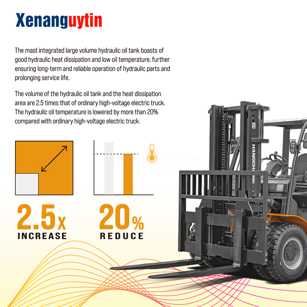 Ưu điểm xe nâng điện 7 tấn Ưu điểm xe nâng điện 7 tấn